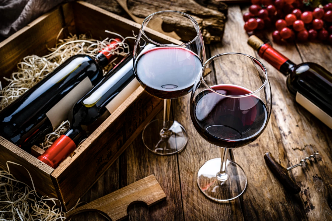 Wine in glasess